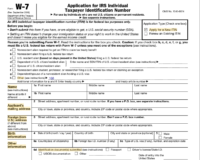 IRS Form For non-Resident of US